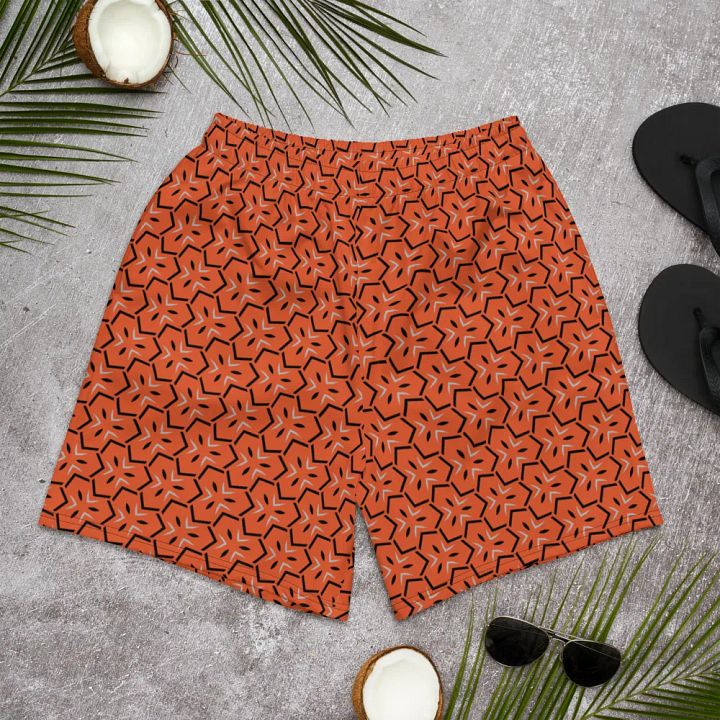 Onyx & Ember Geometric All Over Print Unisex Athletic Long Shorts product image (2)