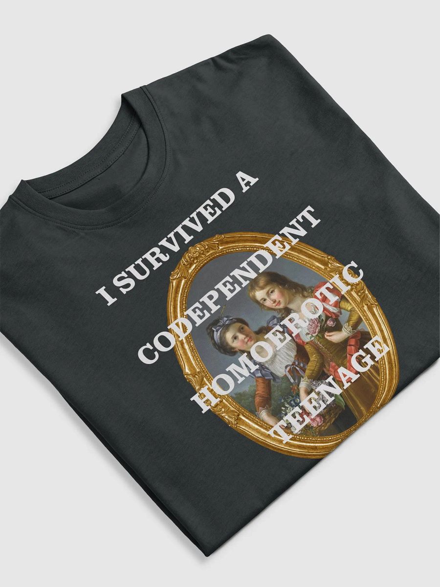 Codependent Homoerotic Teenage Friendship Framed Heavyweight T-Shirt product image (5)