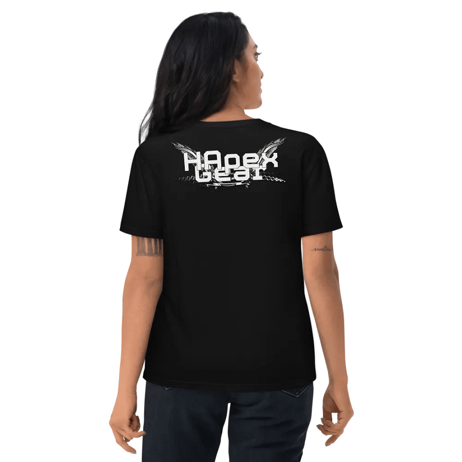 Organic Cotton T-Shirt - Embroidered - White HApex Gear White Logo product image (12)