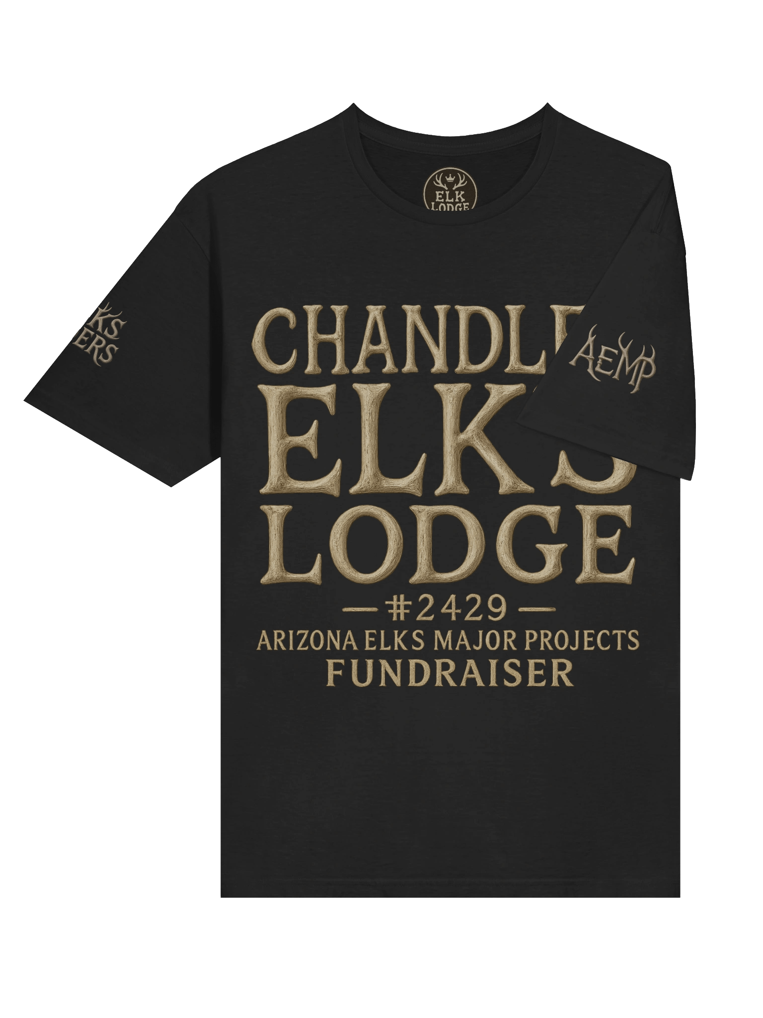 ELK LODGE Antler Crown Logo T-Shirt "AEMP" product image (34)