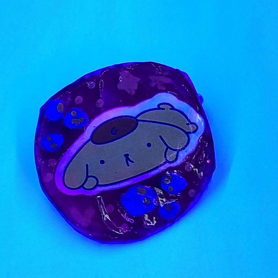 Pompompurin bottle cap pin product image (4)