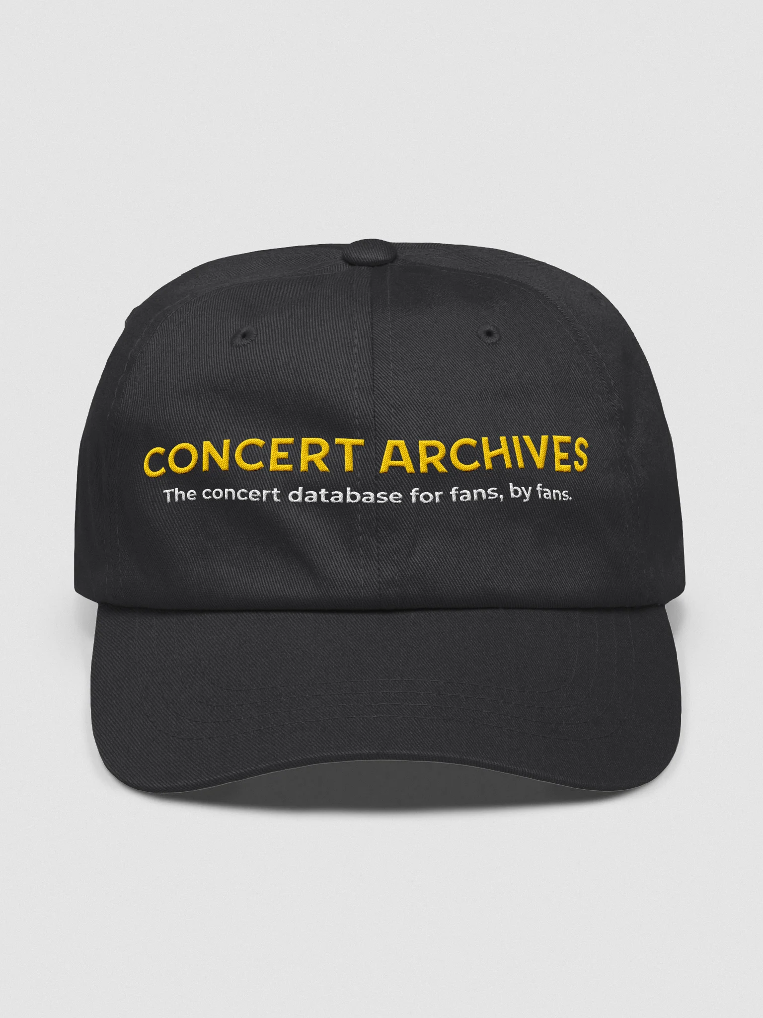 Concert Archives Dad Hat (Black) product image (1)