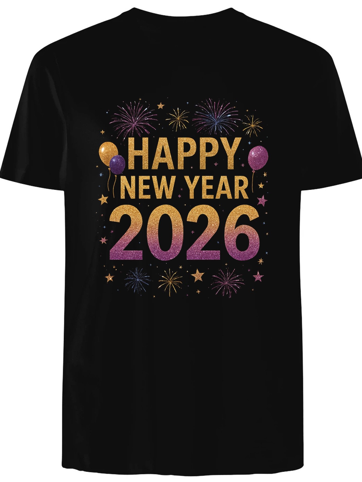 Happy New Year 2026 Tee Shirt product image (1)