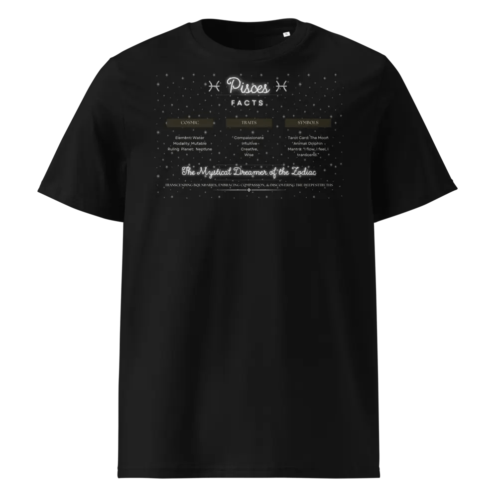 Pisces, Attributes , Black Tee product image (1)
