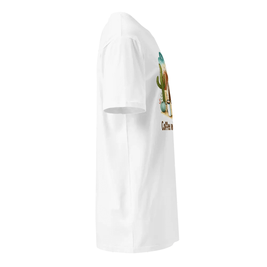 Coffee and Campfires Under Starry Skies Unisex Premium T-Shirt product image (4)