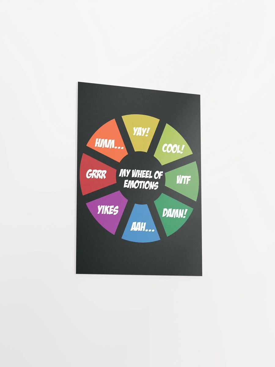 Wheel of emotions Poster product image (3)
