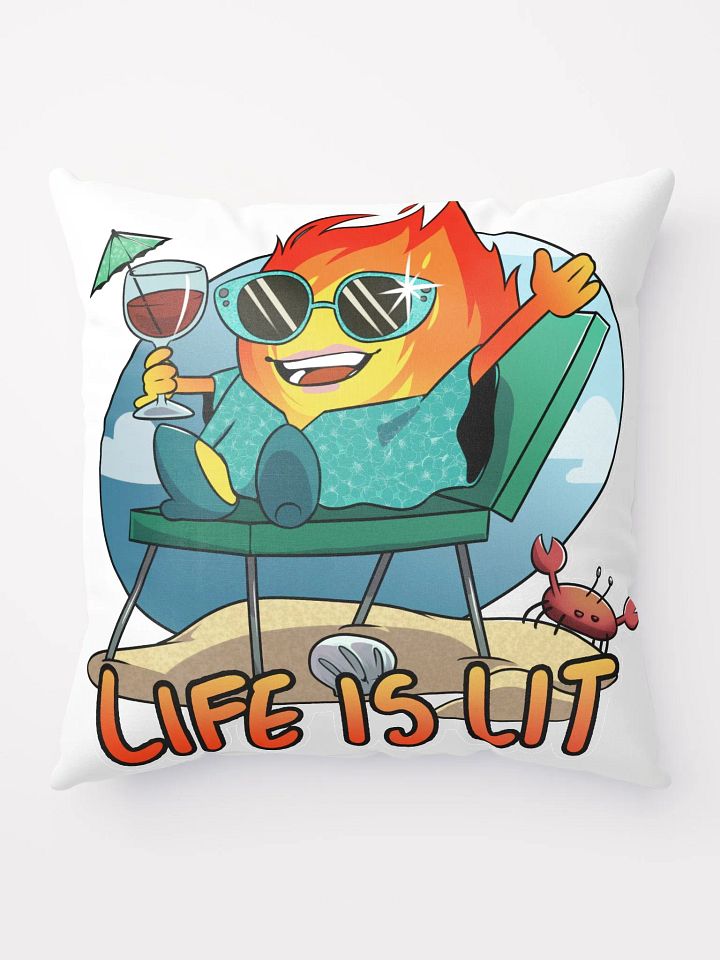 Mamaflame Life is Lit Pillow product image (1)