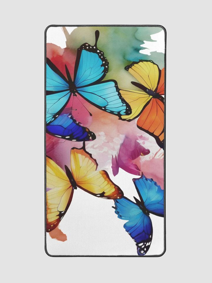Colorful Butterfly Desk Mat product image (2)