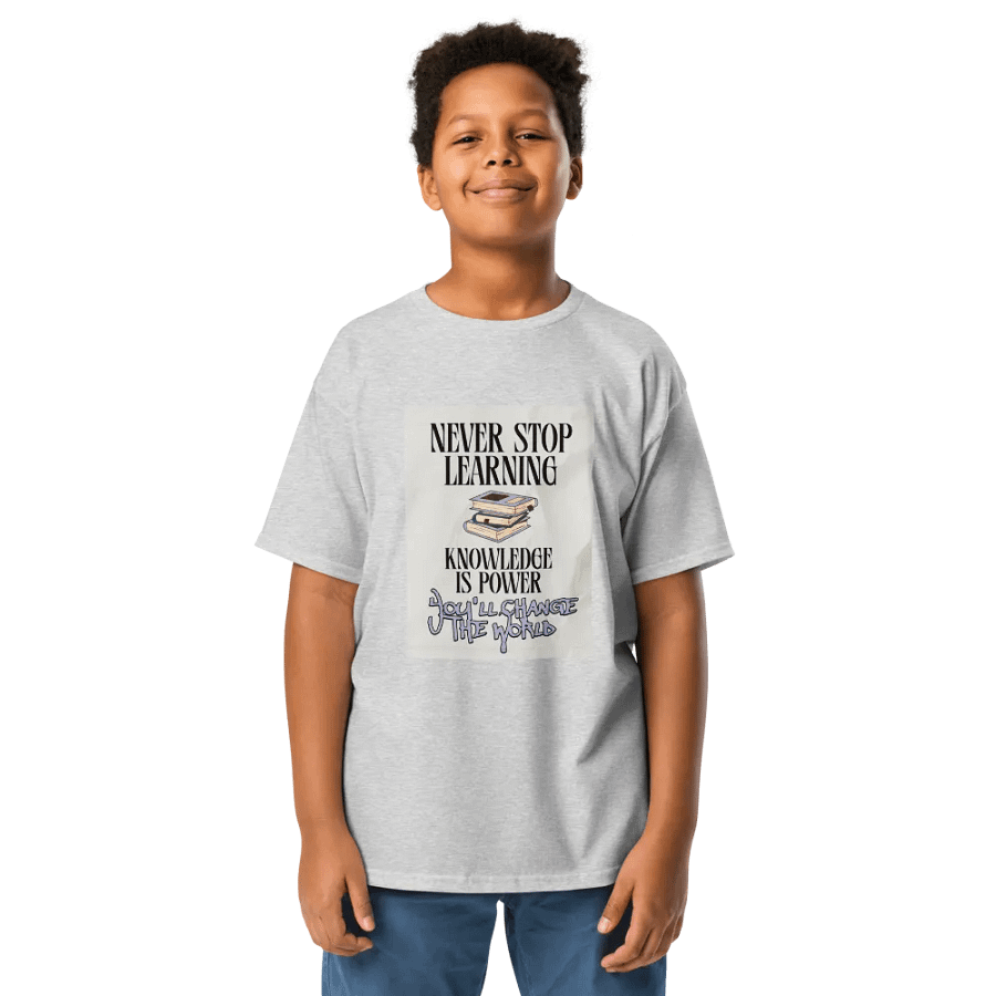 Never Stop Learning Kids' Tee product image (1)