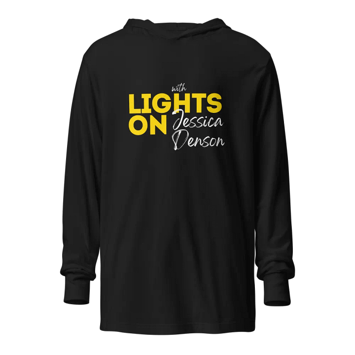 Lights On Long Sleeve Hooded Tee - Colors product image (1)