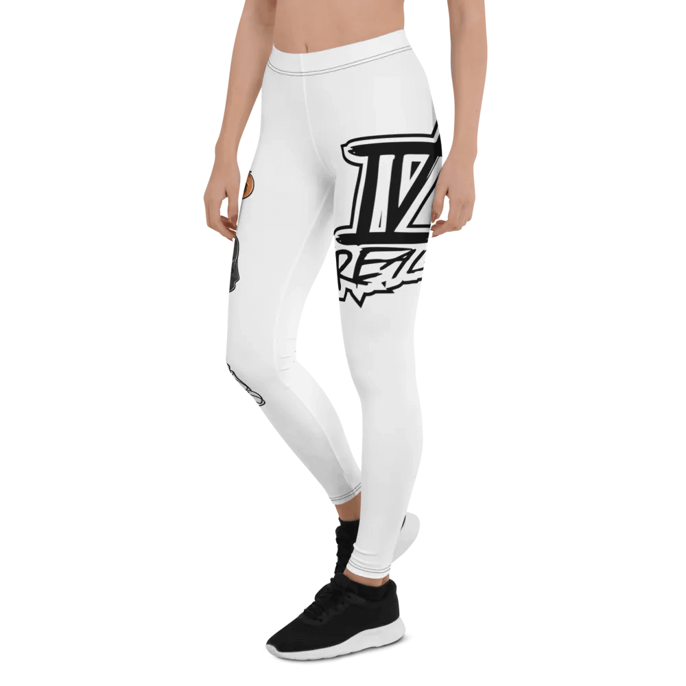 Standing Bear White All-Over Print Leggings product image (4)