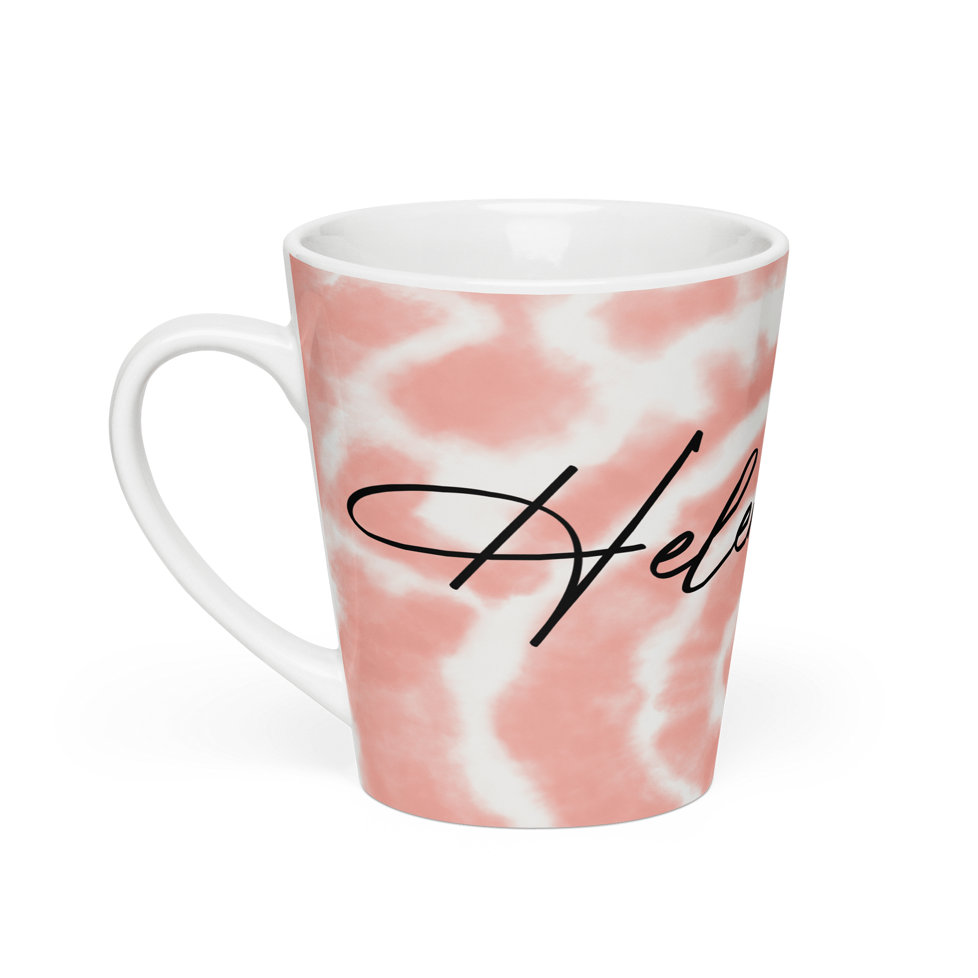Helen Clarke Pink Tie-Die Latte Mug product image (1)