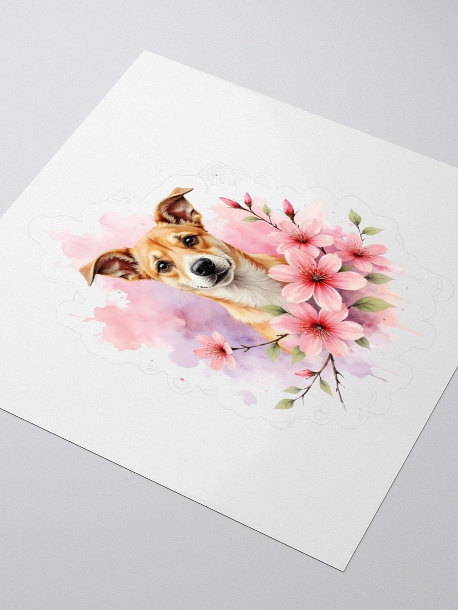 Potcake Floral Sticker product image (3)