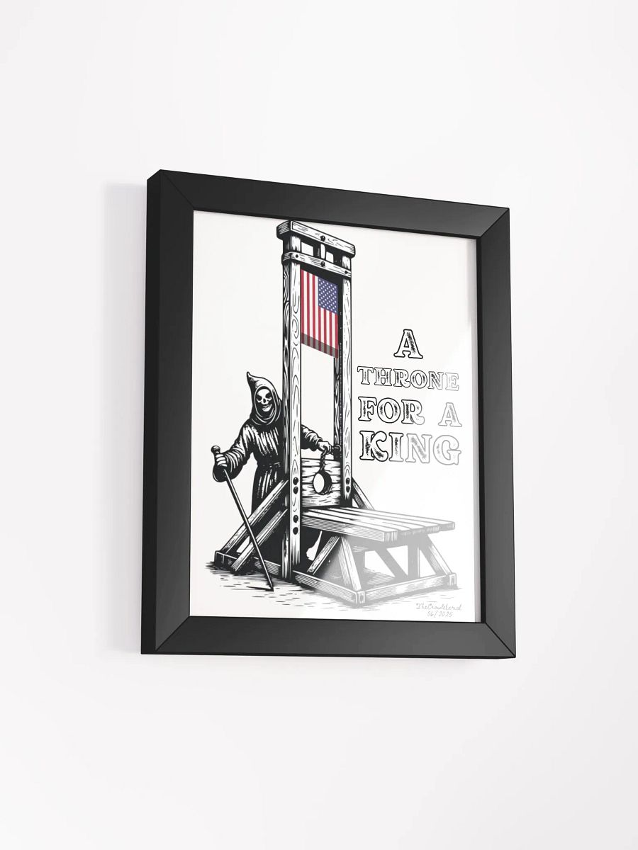LIMITED - JUNE 2025 - FLAG DAY - NO KINGS - FRAMED POSTER product image (30)