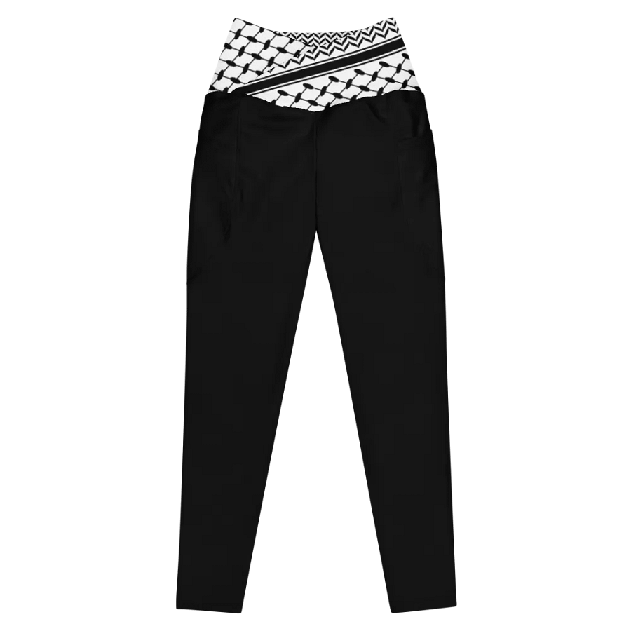 Kuffiiyeh Waistband Leggings with Pockets! product image (1)