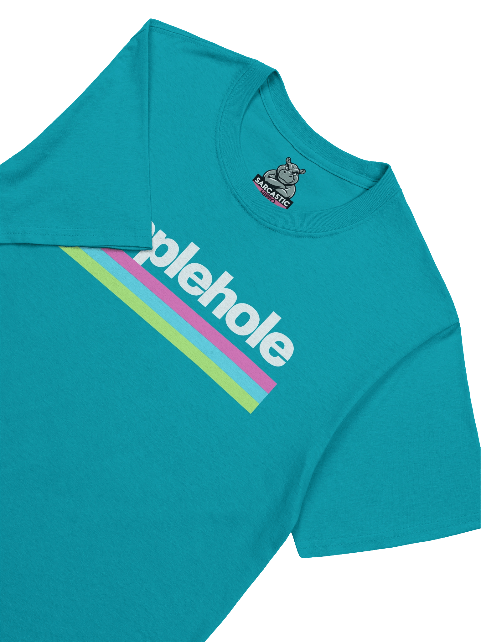 "Applehole" T-Shirt – Funny Asshole Graphic Tee | Sarcastic Hippo Viral Humor Shirt product image (1)