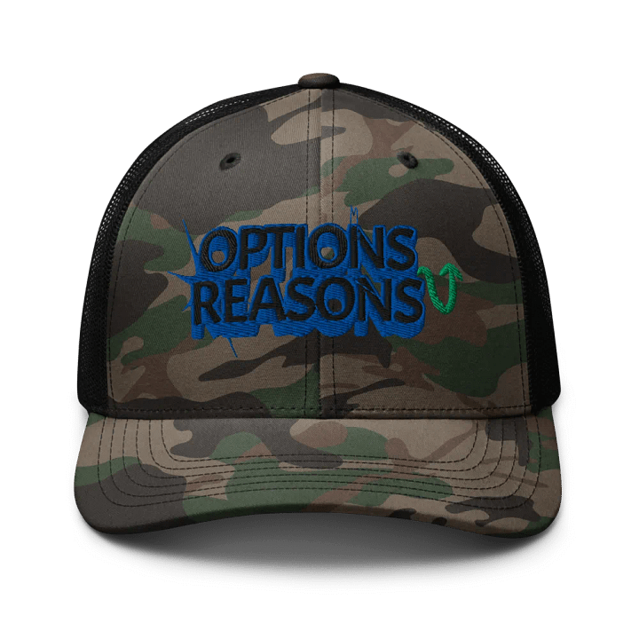 Wave Options Camo Trucker Hat product image (1)