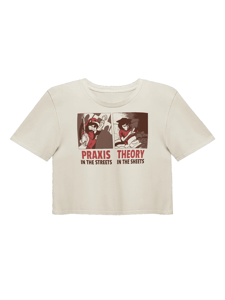 Alunya - “Praxis In The Streets, Theory In The Sheets” Crop-Top product image (1)
