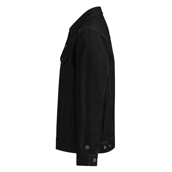 AEVUM Band USA black denim jacket product image (2)