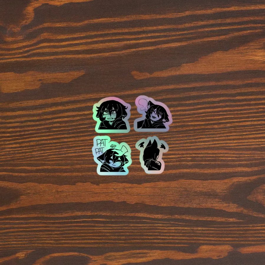 MØRI HOLOGRAPHIC EMOTE STICKER PACK 2 product image (5)