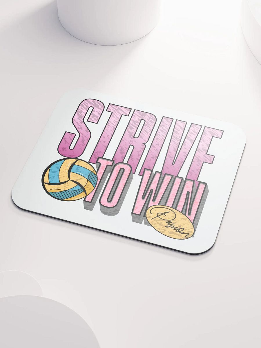 Strive To Win Passion Volleyball Mouse Pad product image (3)