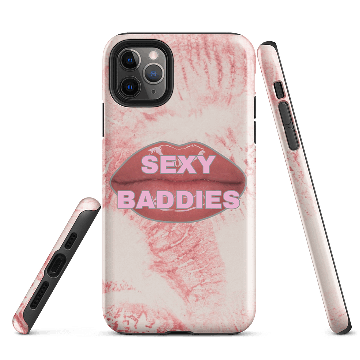 Glossy SexyBaddies Lip Print iPhone® Tough Case product image (3)