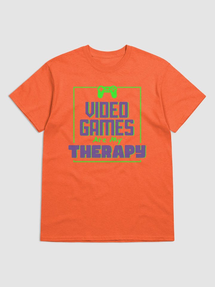 Video Games Are my Therapy ~ Gildan Heavyweight T-Shirt product image (10)
