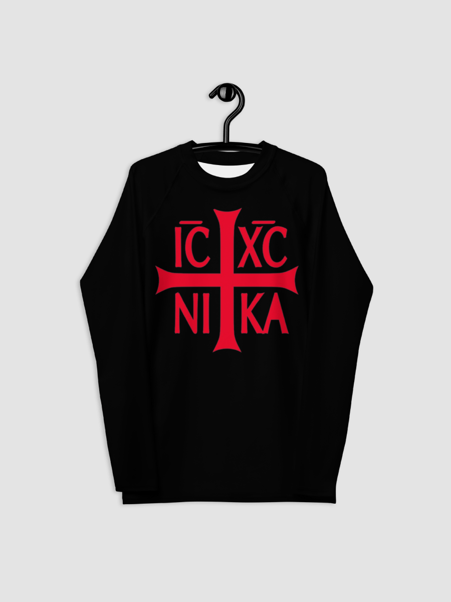 Christ conquers all-Rash guard product image (3)