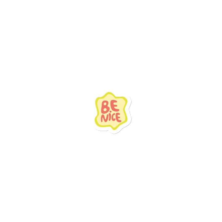 'BE NICE' Die-cut Magnets product image (1)