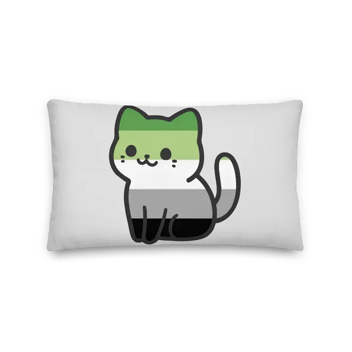 Aromantic Pride Kitty Pillow product image (2)