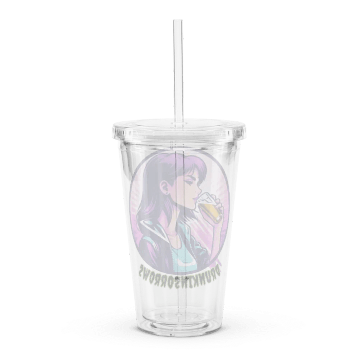 Double Wall Clear Plastic Tumbler (16 oz) product image (2)