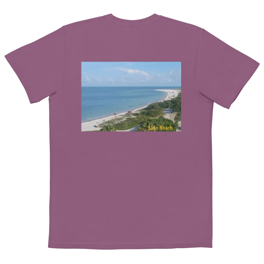 "Lido" Beach Pocket Tee Front & Back product image (6)