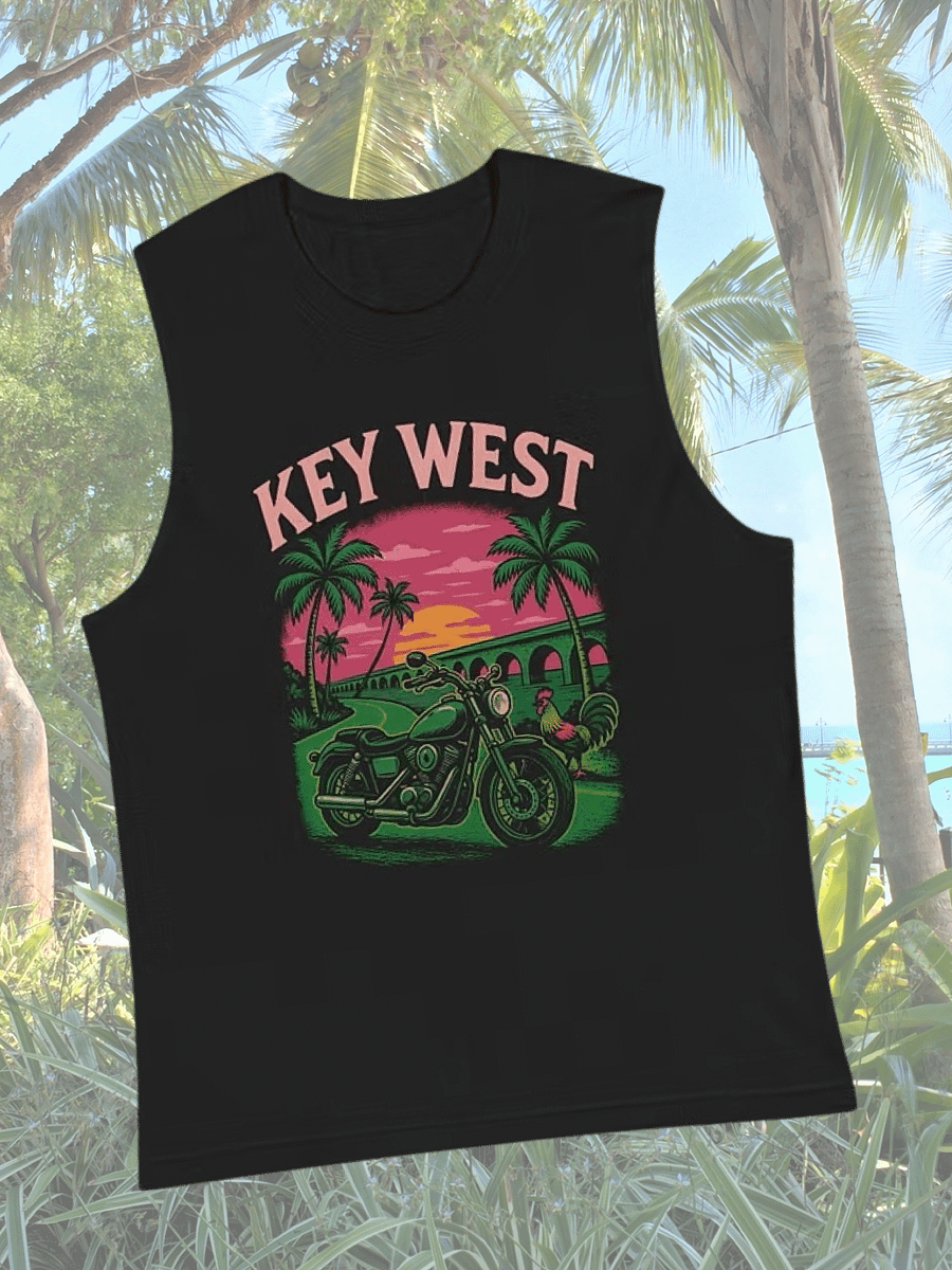 Key West Rider Rooster Men's Tank Top product image (1)