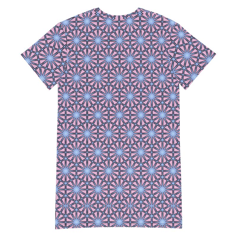 Abstract Cool Geometric T Shirt Dress product image (10)