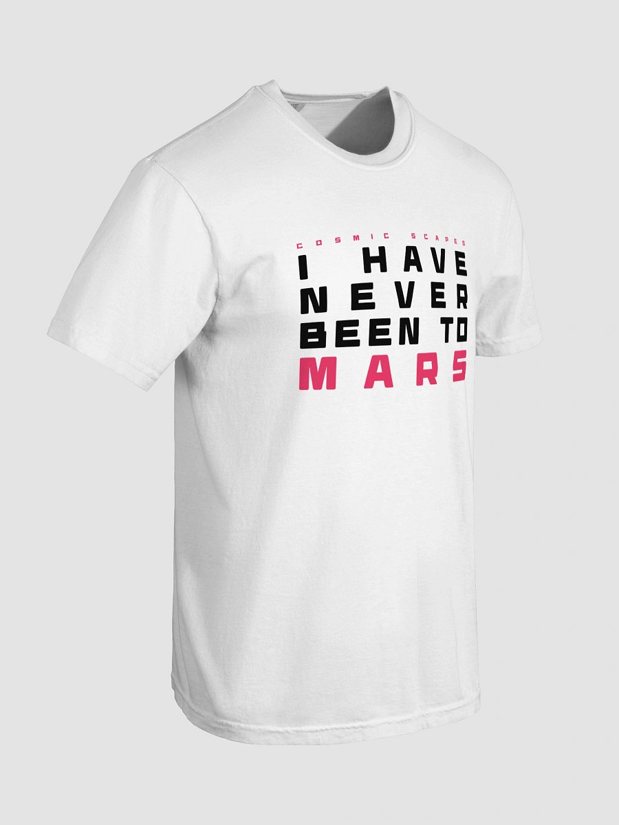 NEVER BEEN TO MARS - WHITE HEAVYWEIGHT TEE product image (7)