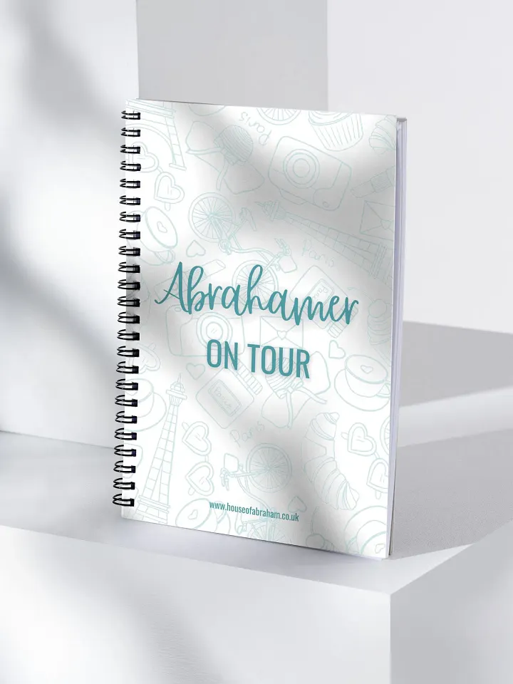 Abrahamer On Tour - White Notebook product image (1)