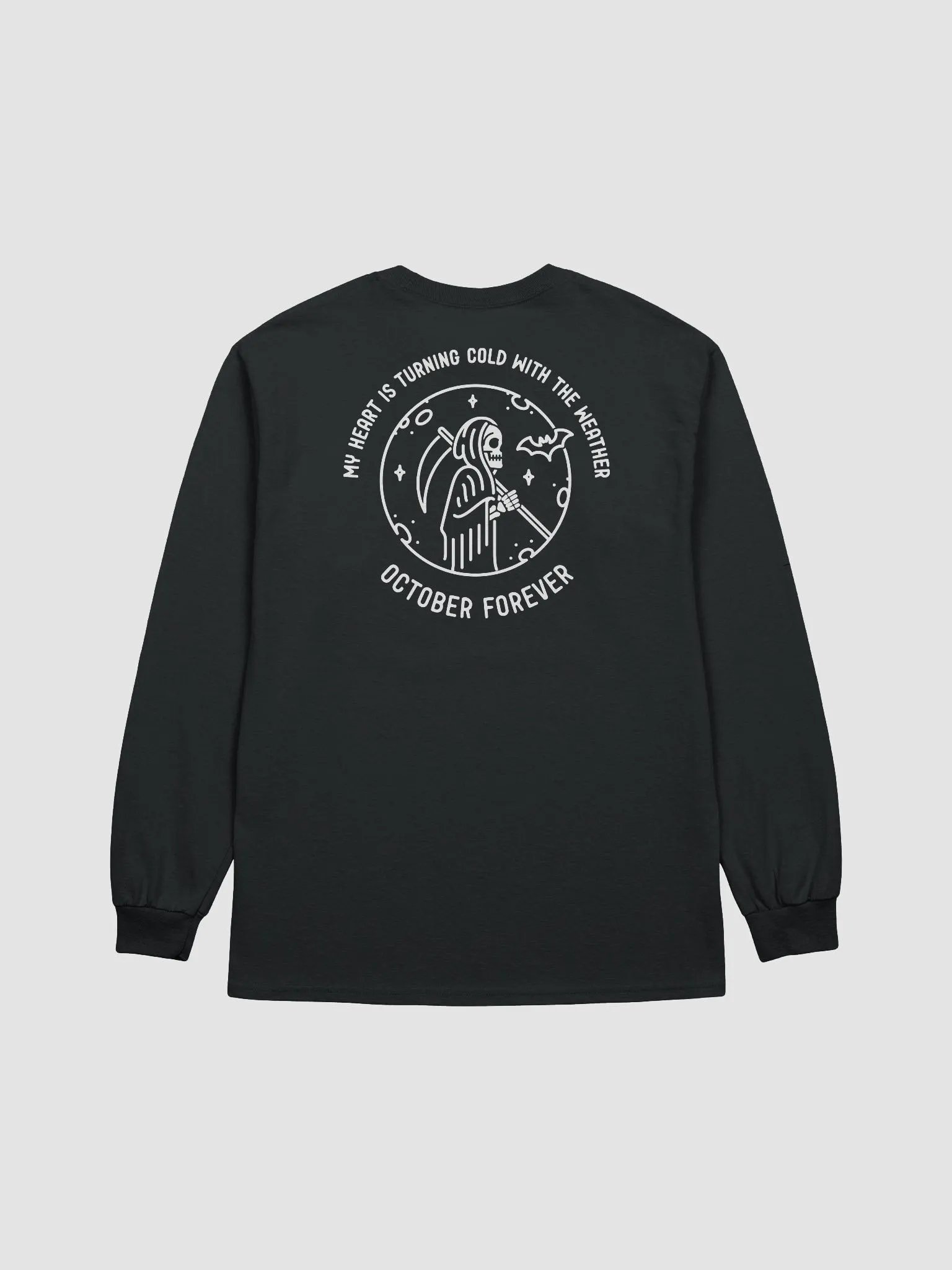 Skelly Bat Long Sleeve T-Shirt product image (13)