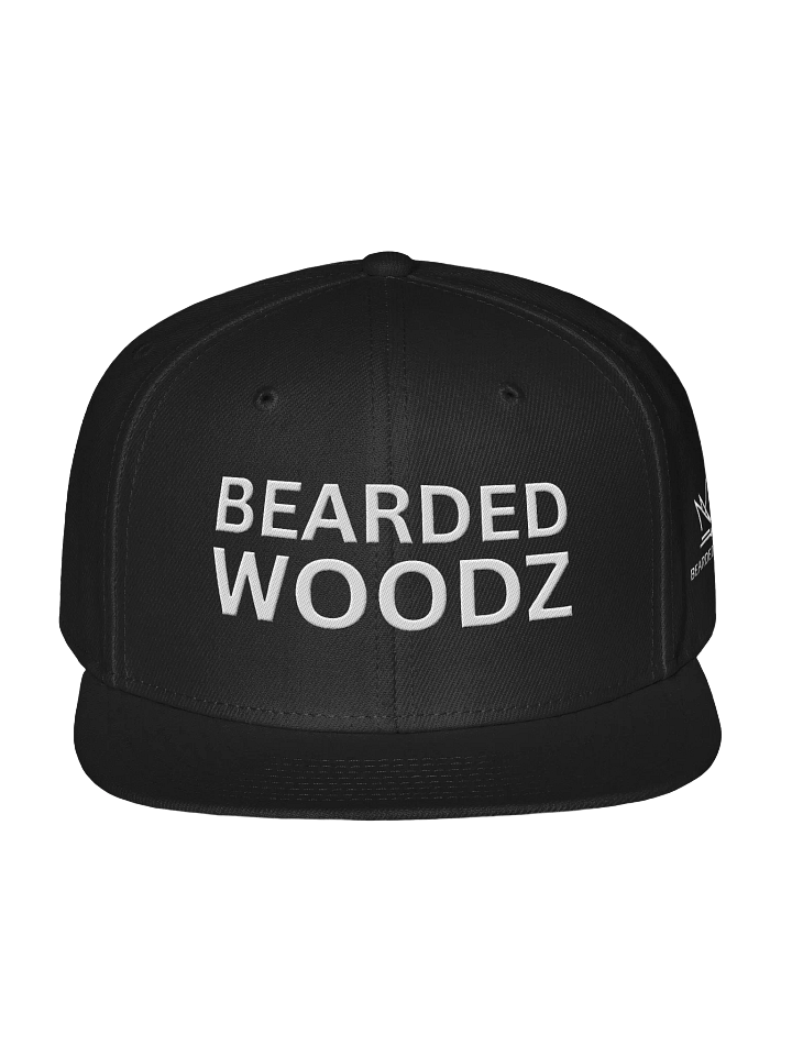 Bearded Woodz Snapback (White Embroidery) product image (1)