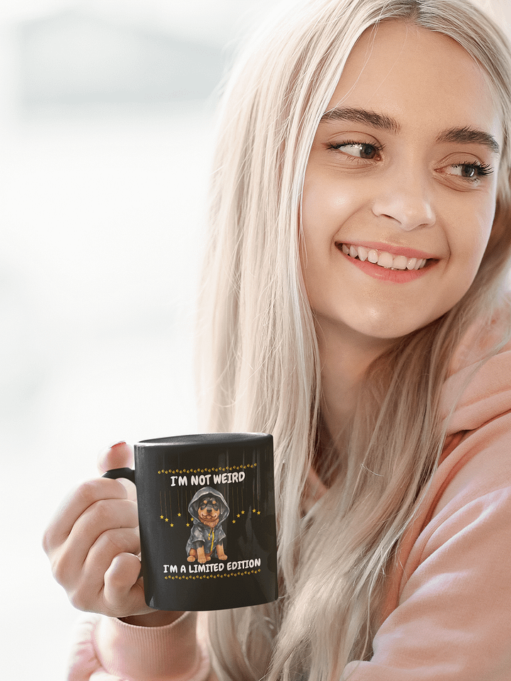 I am not weird Rottweiler Lover Coffee Mug product image (2)