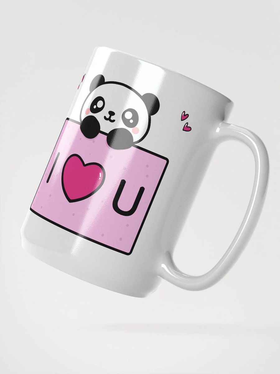 Cute Panda White Glossy Mug product image (2)