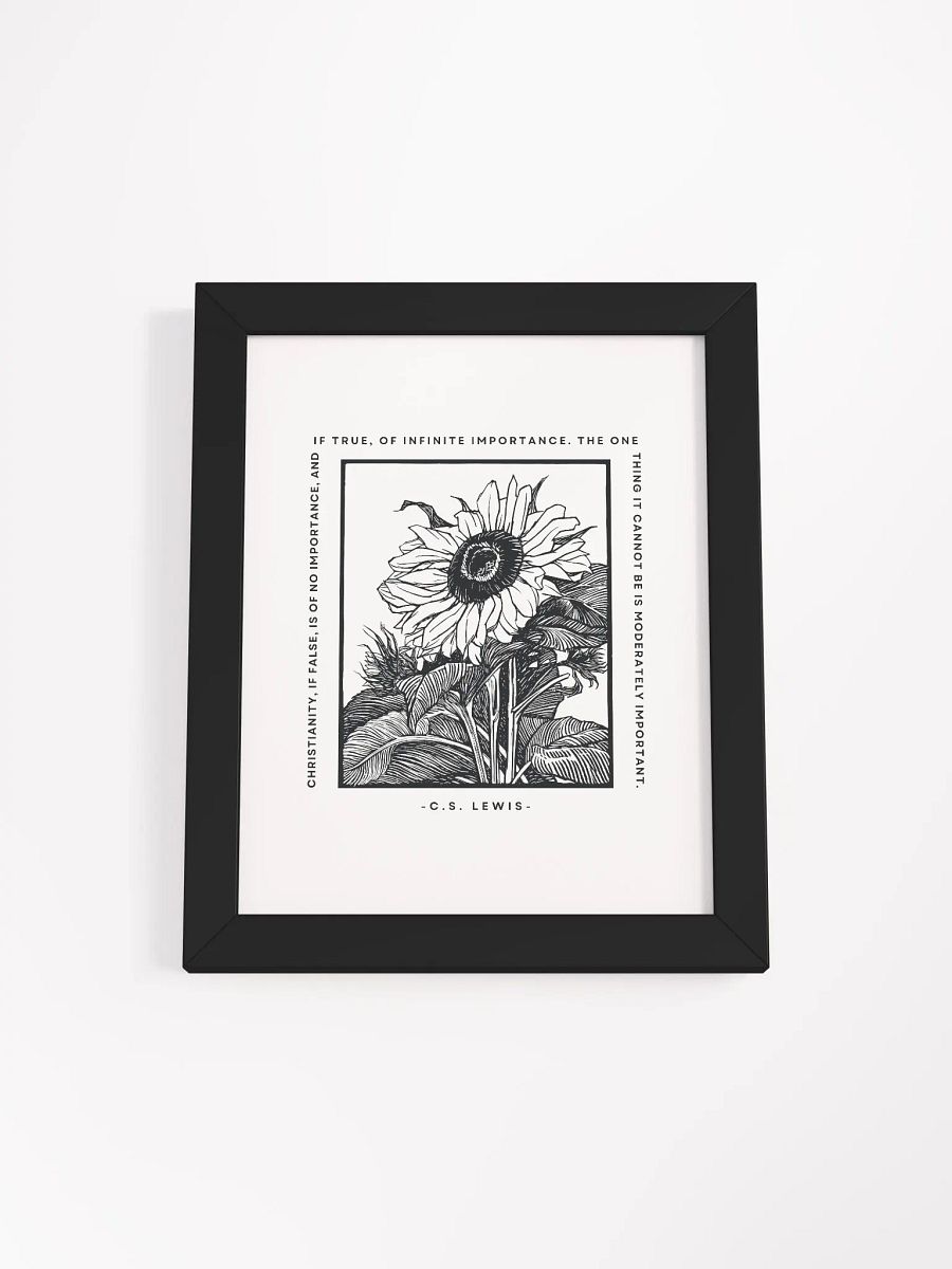 Christianity If True C.S. Lewis Quote Art product image (3)