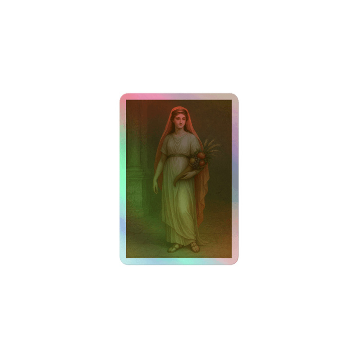 Goddess Fortuna Virgo (Virginalis) Holographic Sticker product image (1)