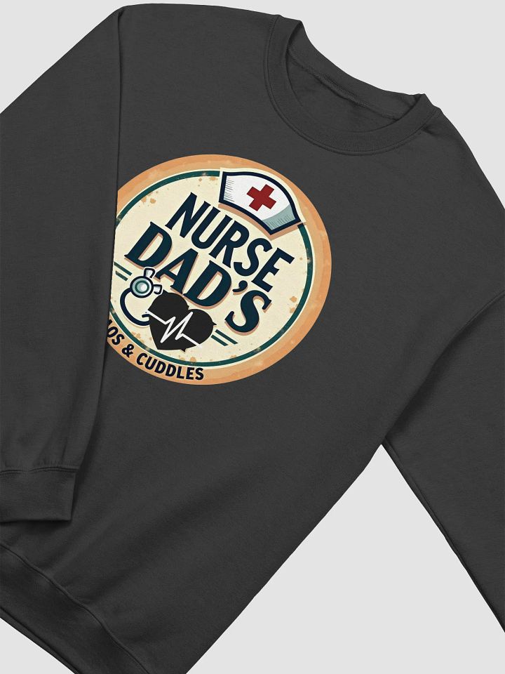 Nurse Dad's Chaos & Cuddles Crewneck Sweatshirt product image (13)
