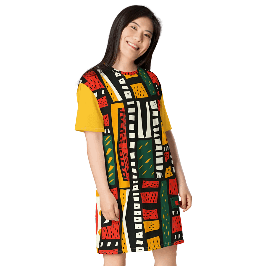 Tribal Harmony T- Shirt Dress product image (12)