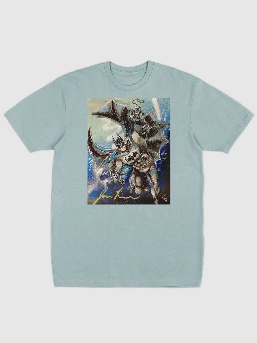 Bat Guy Grappling in the Rain Signature Tee product image (3)