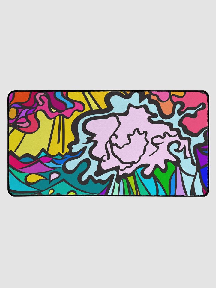 Night Owl Desk Mat - Wave at Sunset product image (1)