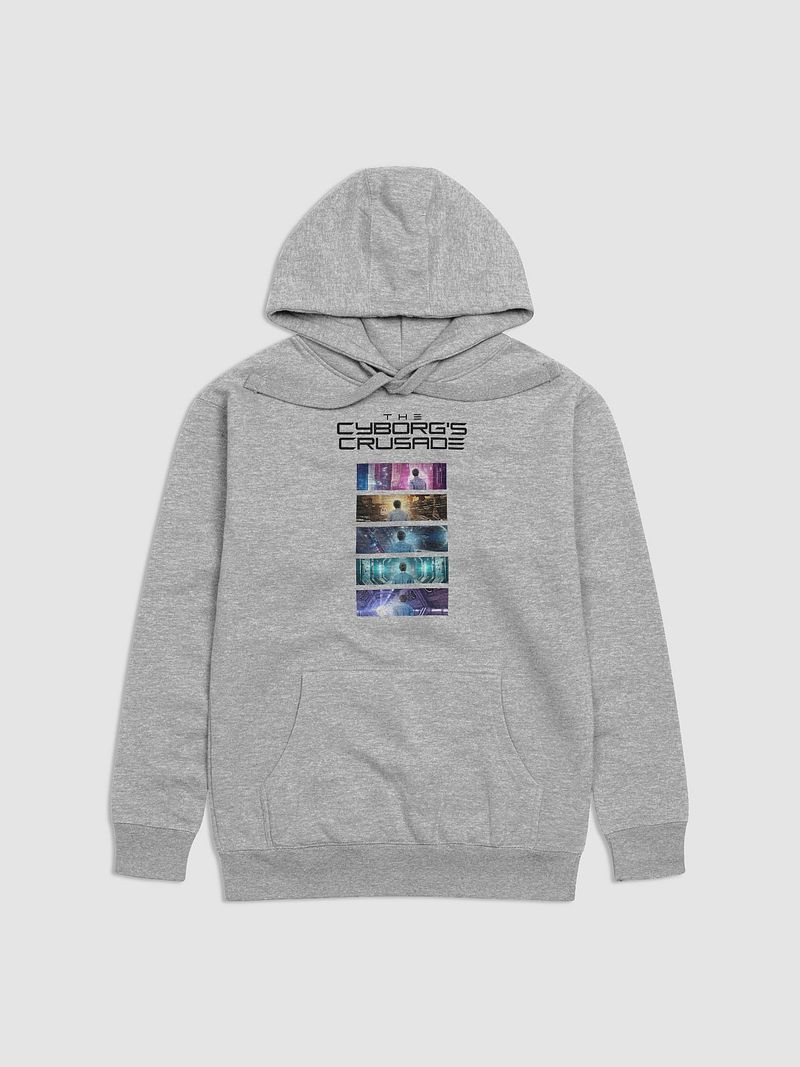The Cyborg's Crusade Black Logo Cotton Heritage Unisex Premium Hoodie