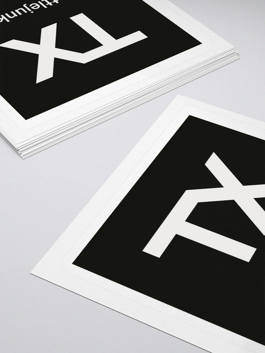 TX ThrottlejunkieX Kiss Cut Stickers product image (15)