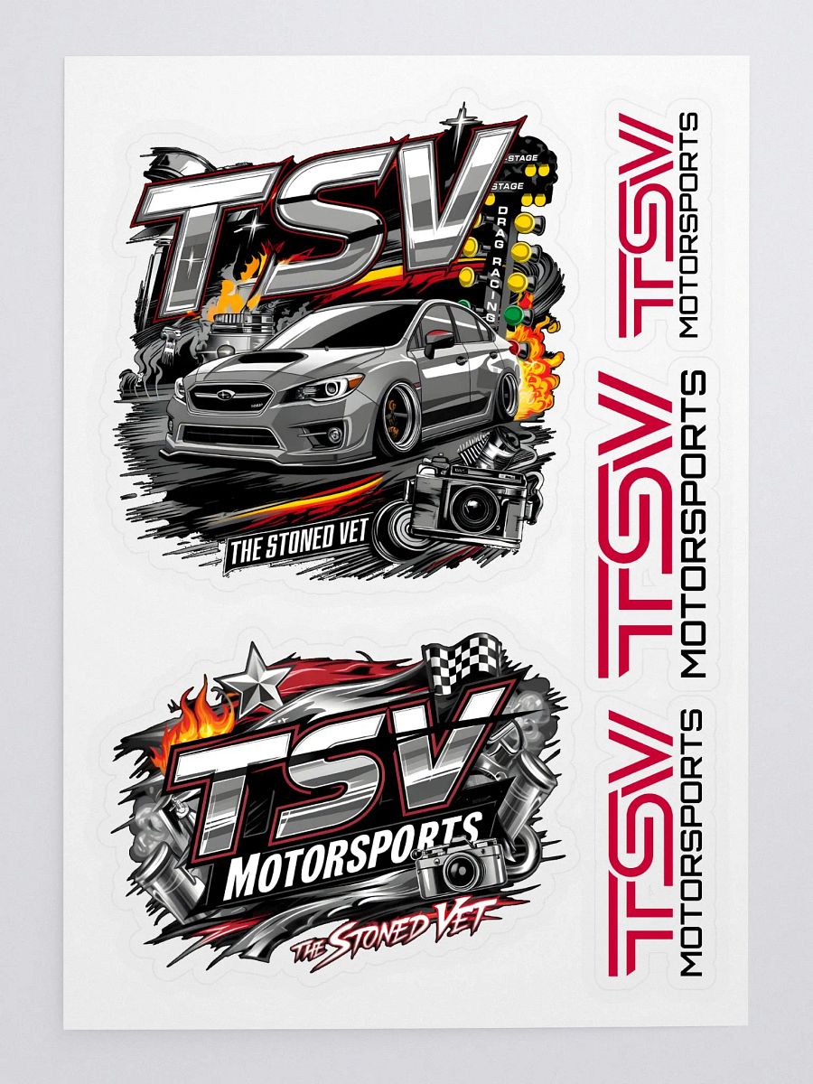 TSV Motorsports Sticker Sheet product image (3)