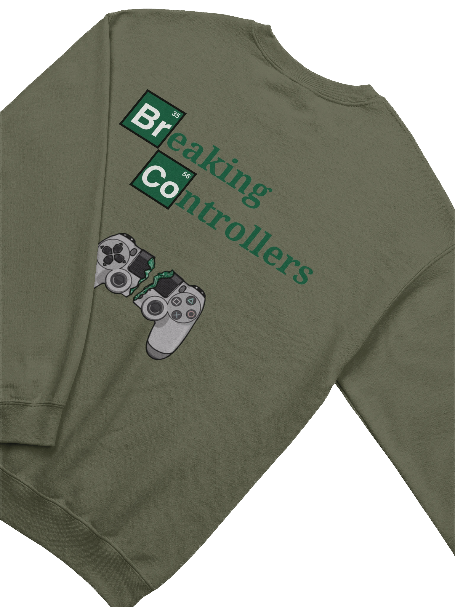 [WOR Shop] Breaking Controllers - Unisex Graphic Sweatshirt [white logo] product image (4)
